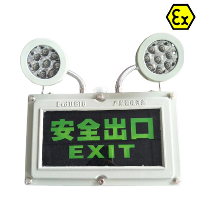 ATEX Safety LED Explosion-Proof Exit Light RoHS homologado para zonas perigosas1 Div1 OEM disponível