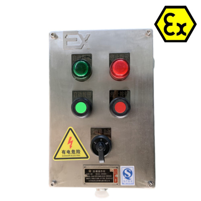 2 mm Ex D E IIC T6 IP66 WF2 Painel de controlo de distribuição ignífugo