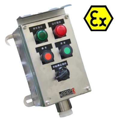 2 mm Ex D E IIC T6 IP66 WF2 Painel de controlo de distribuição ignífugo