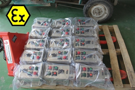 2 mm Ex D E IIC T6 IP66 WF2 Painel de controlo de distribuição ignífugo