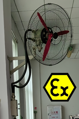 Ventilador de escape à prova de faíscas de 4 polegadas à prova de explosão para ventilação