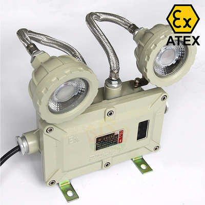 120\u00b0 Ângulo do feixe Exdb Luz de emergência LED à prova de chama Com eficiência luminosa de 100lm/W