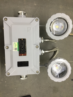 2*3W CCT 4500-6500K luz de emergência LED à prova de fogo com Ex Db Eb IIC T6 Gb/Ex Tb IIIC T80\u2103 Db