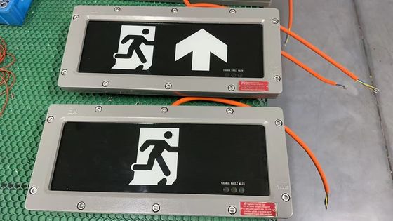 Luz de saída ATEX sem manutenção Zona 21 Zona 22 Eficiente Intrinsecamente Segura para Materiais Inflamáveis