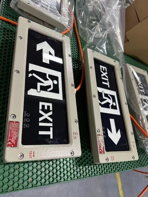 Luz de saída à prova de explosão de alta tensão. Luz de sinalização de emergência OEM 90-300VAC/24VDC/36VDC.