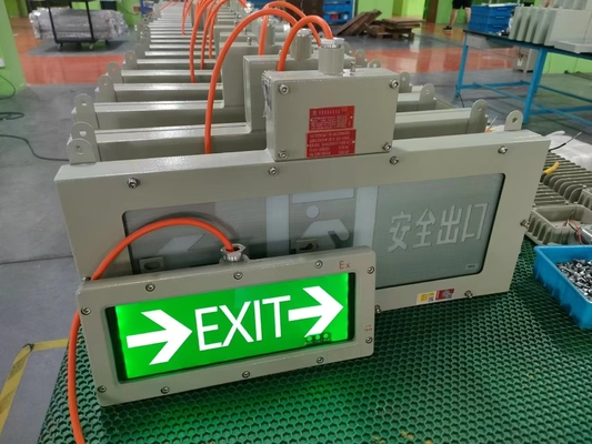 Luz de Saída de Emergência à Prova de Explosão – Design Compacto, Duração de 180 minutos, IRC ≥70, Personalizável para Áreas Perigosas