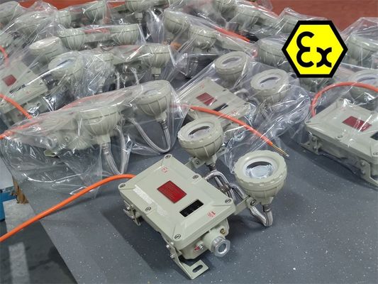 Luz de Emergência LED à Prova de Explosão IP65 de 2x5W – Recarregável para Áreas Perigosas