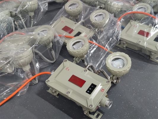 Luminária de saída de emergência LED à prova de explosão 2x3W com bateria recarregável