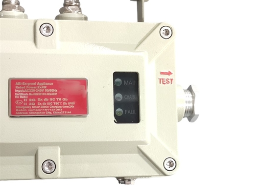 Luz de Emergência à Prova de Explosão – Montada na Parede e no Teto | Certificada ATEX/IECEx para Locais de Petróleo e Gás, Químicos e Mineração