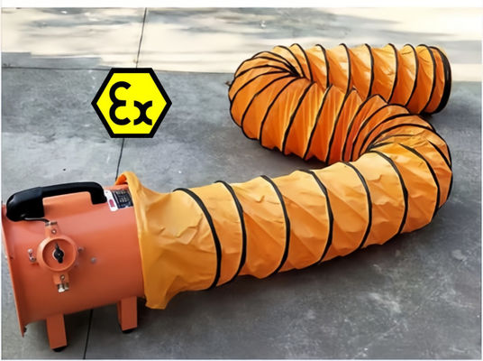 Ventilador axial resistente a explosões 90-1500W para plataformas de perfuração