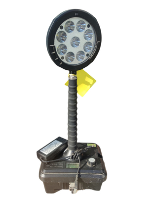 Zona 1 Offshore Onshore Explosion Proof Portátil LED Iluminação de Trabalho Plástico inteiro GRP 100-295VAC Para Petróleo Hazardou Ambiente
