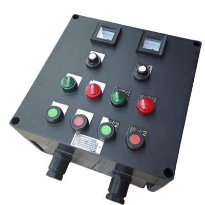 Estação de controlo GRP de 380V ignífugo ignífugo ignífugo CNEX ATEX homologada Entrada de cabo personalizável de plástico integral para a Zona Onshore Offshore1 Zona2