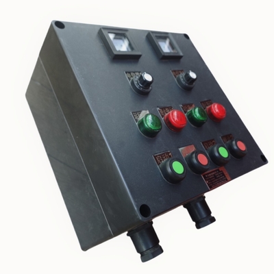 Estação de controlo GRP de 380V ignífugo ignífugo ignífugo CNEX ATEX homologada Entrada de cabo personalizável de plástico integral para a Zona Onshore Offshore1 Zona2