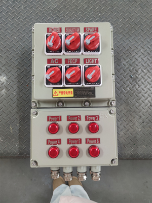 Painéis de controlo à prova de fogo à prova de parede com tensão nominal personalizável ATEX CNEX ISO9001 Certificação para solução marítima de petróleo e gás