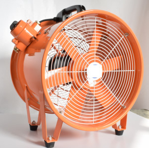 Ponto de tubulação de parede fixado ventilador de escape à prova de explosão BAF para ambientes T1 ~ T4 200-750mm