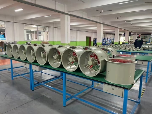 200-750mm Diâmetro Ventilador à prova de faíscas 2000-10800m3/h CFM Ventilação industrial