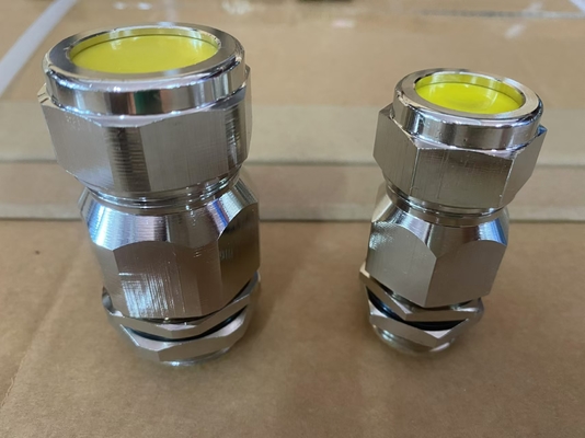Glándula de cabo à prova de latão com proteção contra penetração IP68 e temperatura de trabalho -40 ~ 100 graus