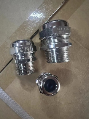 Distância de fixação 6-12 mm Cable Gland Explosion Proof para um diâmetro de cabo adequado 10-14 mm em ambientes perigosos