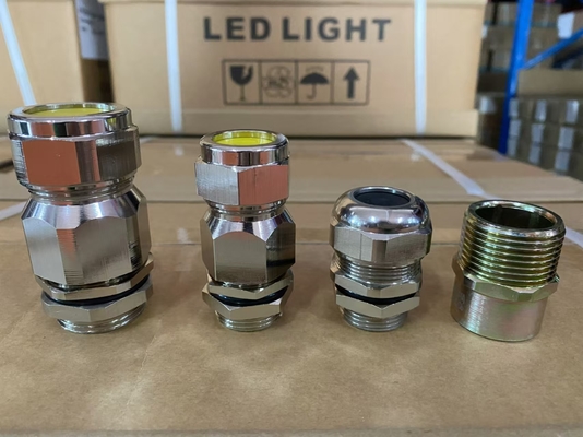 Glándula de cabo à prova de latão para cabos de 6-12 mm com ATEX IECEx INMETRO