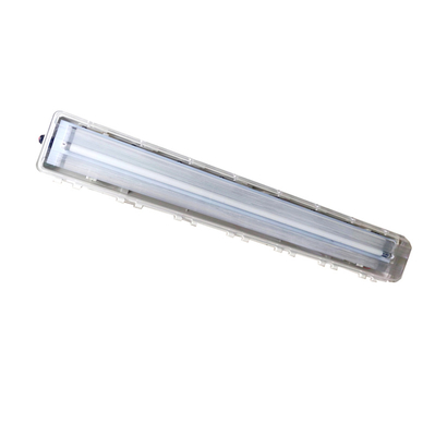 100lm/w Eficiência luminosa Lâmpadas fluorescentes resistentes a explosões 2*18w/2*36w Para ambientes perigosos