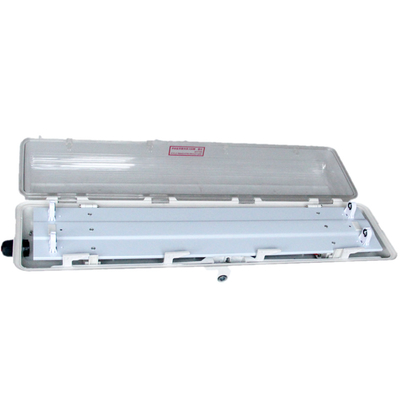 IP66 WF2 Luz fluorescente à prova de explosão para áreas perigosas GRP de plástico inteiro 2*18w/2*36w