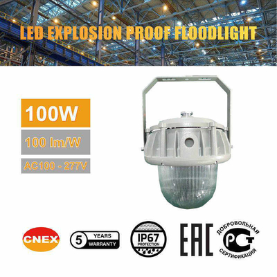 Iluminação de áreas perigosas Alumínio Aolly IP66 50-100W LED de alta eficiência