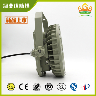 Iluminação industrial LED à prova de explosão ATEX IECEx Zona 1 e 2 Certificada. Iluminação à prova de água, anti-explosão, eficiente em energia para áreas perigosas em plataformas de petróleo, tanques e armazéns industriais.