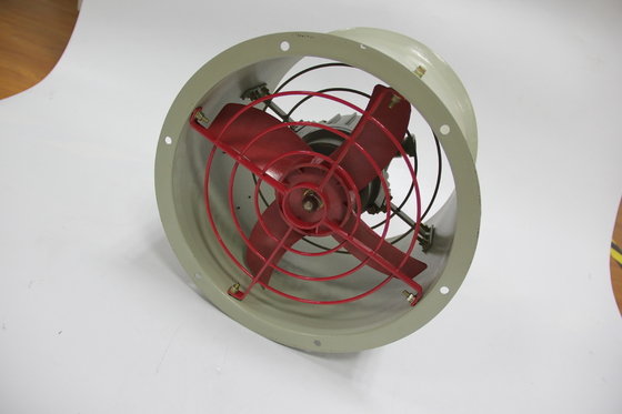 Ventilador axial à prova de explosão certificado ATEX.