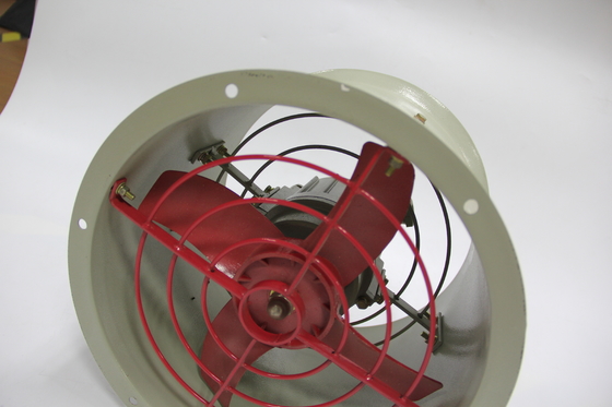 Ventilador axial à prova de explosão certificado ATEX.