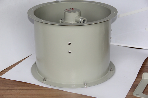 Ventilador axial à prova de explosão certificado ATEX.