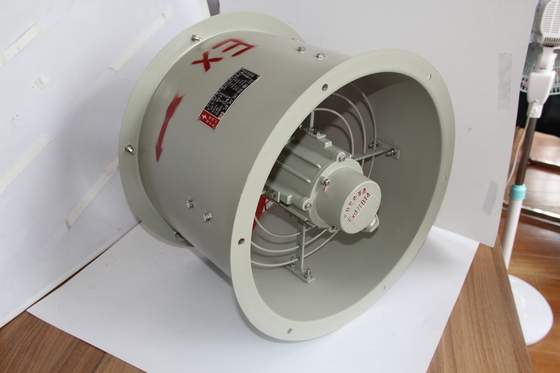 Ventilador axial à prova de explosão industrial. À prova de fogo e anticorrosivo. Várias opções de montagem.