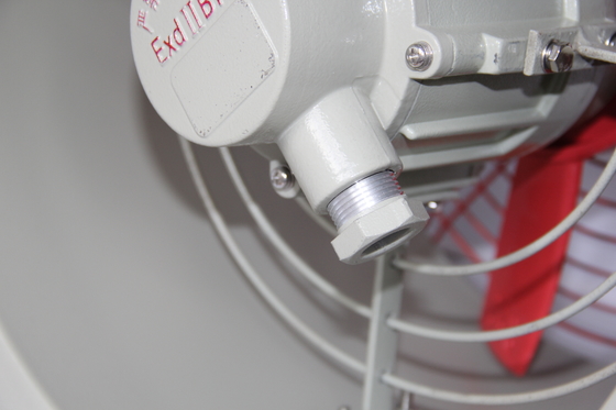 Ventilador axial à prova de explosão industrial. À prova de fogo e anticorrosivo. Várias opções de montagem.