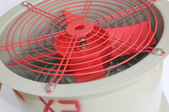 Ventilador axial à prova de explosão industrial. À prova de fogo e anticorrosivo. Várias opções de montagem.