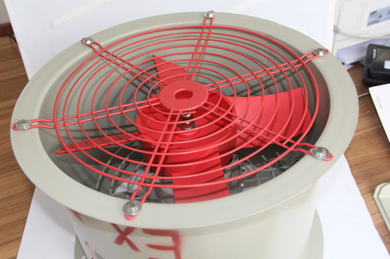 Ventilador axial à prova de explosão industrial. À prova de fogo e anticorrosivo. Várias opções de montagem.