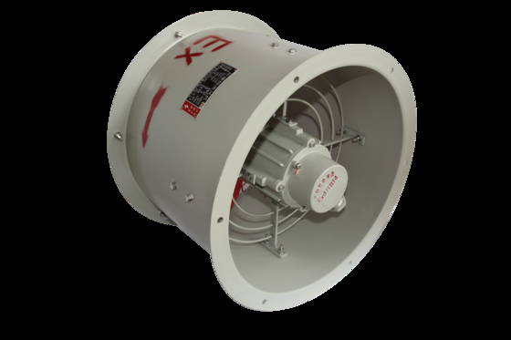 Ventilador de pivô industrial à prova de explosão. Motor à prova de chama IECEx. Refrigerador multi-posição para zonas 1/2