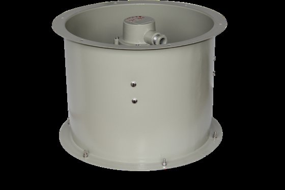 Ventilador de pivô industrial à prova de explosão. Motor à prova de chama IECEx. Refrigerador multi-posição para zonas 1/2