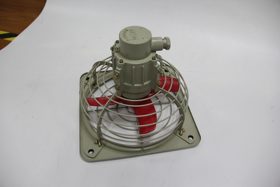 Ventilador de escape industrial à prova de chama. Certificado IECEx. Sistema de ventilação de armazenamento químico e refinaria de petróleo.