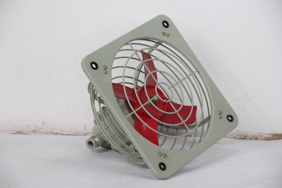 Ventilador de escape industrial à prova de chama. Certificado IECEx. Sistema de ventilação de armazenamento químico e refinaria de petróleo.