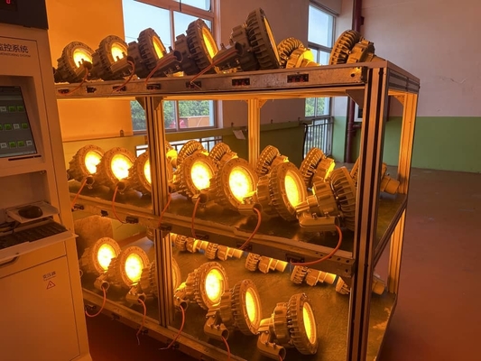 Luminária LED de alta baía à prova de explosão de 150W para armazém – Montagem no teto, carcaça resistente à pressão moldada em SMC