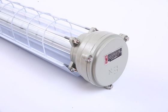 Luminária LED Linear à Prova de Explosão IP66, Suspensão T5&T8, Duplo Tubo, para Áreas Industriais e Químicas Perigosas