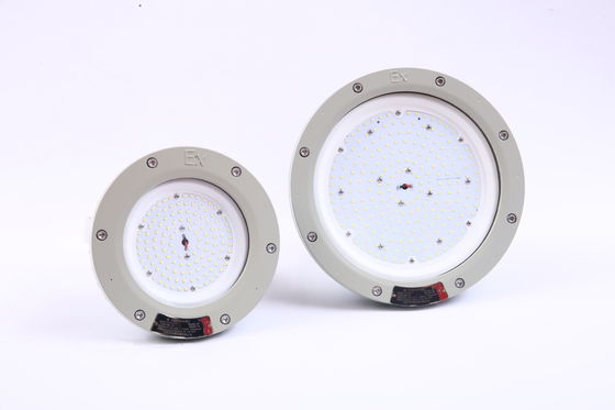 Luminárias LED de alta baía à prova de explosão planas 5000k ATEX à prova d'água 120W Ip66