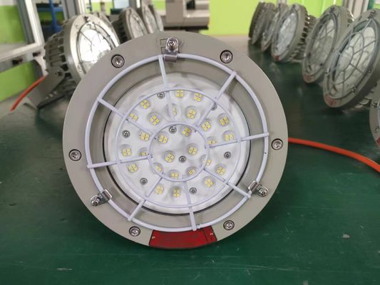 Luminária LED High Bay à Prova de Explosão ATEX Zona 1&2 150W, 6000K para Iluminação de Minas e Quadras de Badminton