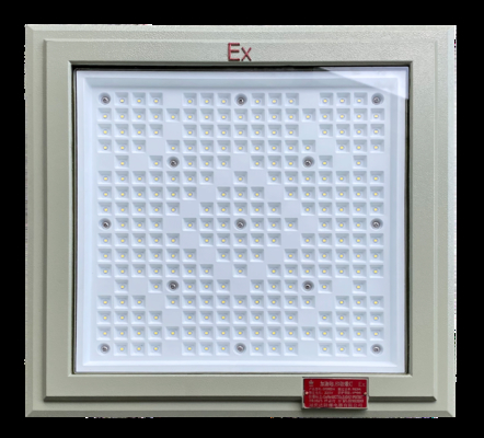 Luz LED à prova de explosão ao ar livre 18 * 18 polegadas Quadrado Forma 100-250w Luz da estação de gasolina