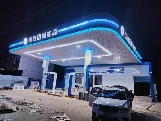 ATEX 18 * 18 polegadas quadrada forma Luz à prova de explosão 100w 130lm / w Luz de estação de gasolina com cinco anos de garantia