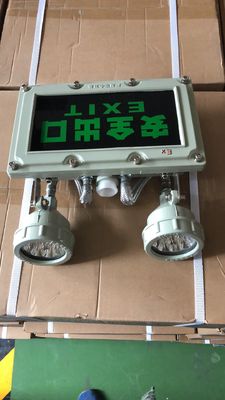 2*5w Double Head Wall Mounted 220VAC 50hz Led Emergency Light Com Certificado ATEX para Área Perigosa