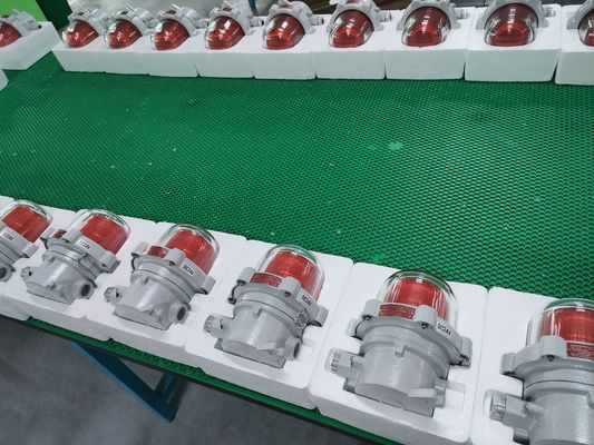 Waterproof Explosion Proof Led Light Alarm Audible And Visual Alarm  5-40W 180DB with 150 times/min