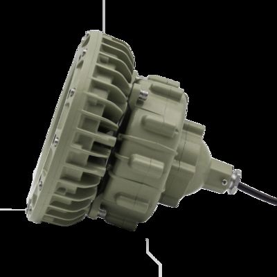 Luminária industrial LED de alta baía ATEX IECEx 100W 150W 200W à prova de explosão com corpo de alumínio 5700K CCT IP66