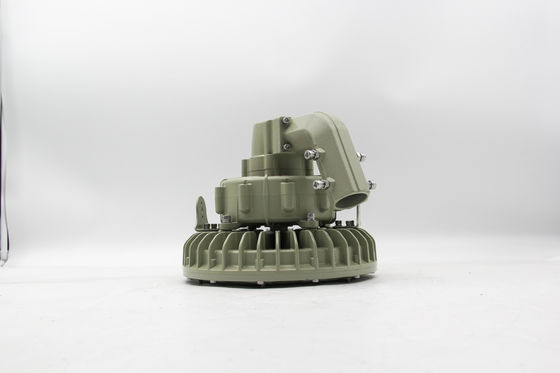 Luminária industrial LED de alta baía ATEX IECEx 100W 150W 200W à prova de explosão com corpo de alumínio 5700K CCT IP66