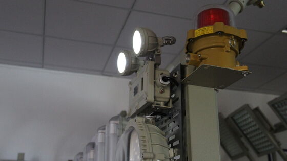ATEX Explosion-proof LED Emergency Light 220VAC 50HZ 24VDC IP66 Explosion-proof Lamp Double Head