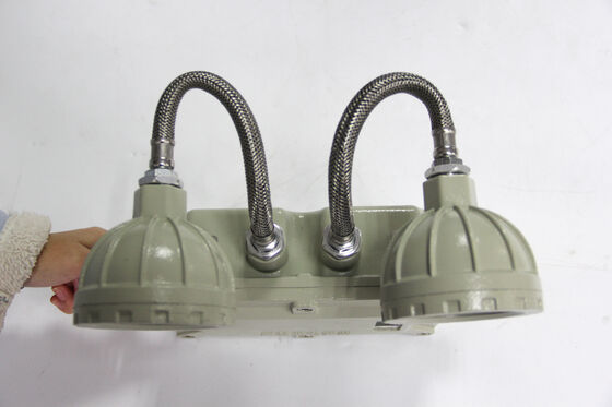 ATEX Explosion-proof LED Emergency Light 220VAC 50HZ 24VDC IP66 Explosion-proof Lamp Double Head